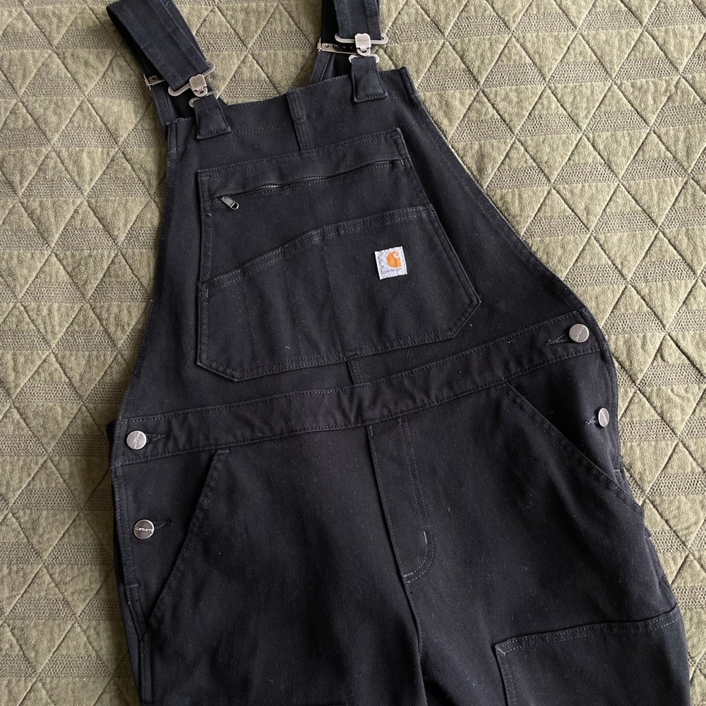 Women’s Carhartt Black Overalls Bibs